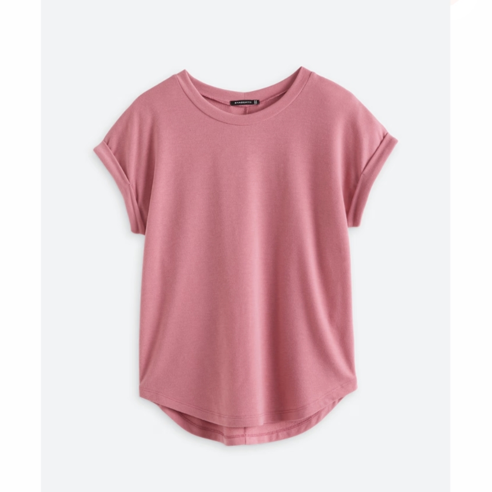 NWT Stacco Pink Crew Neck T-Shirt